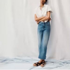 Madewell Slim Wide Leg Crop Jean